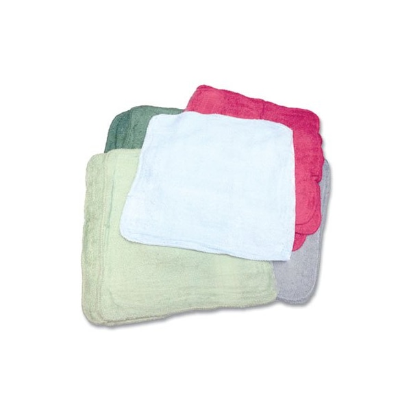 Monarch Global Brands Qwick Wick Terry Towels, 12 X 12, Assorted Colors, 25 Lb Bale approximately 280/bale N030C1025 - main